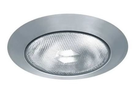 Photo of 6" recessed LED lighting fixture typically used for house lighting