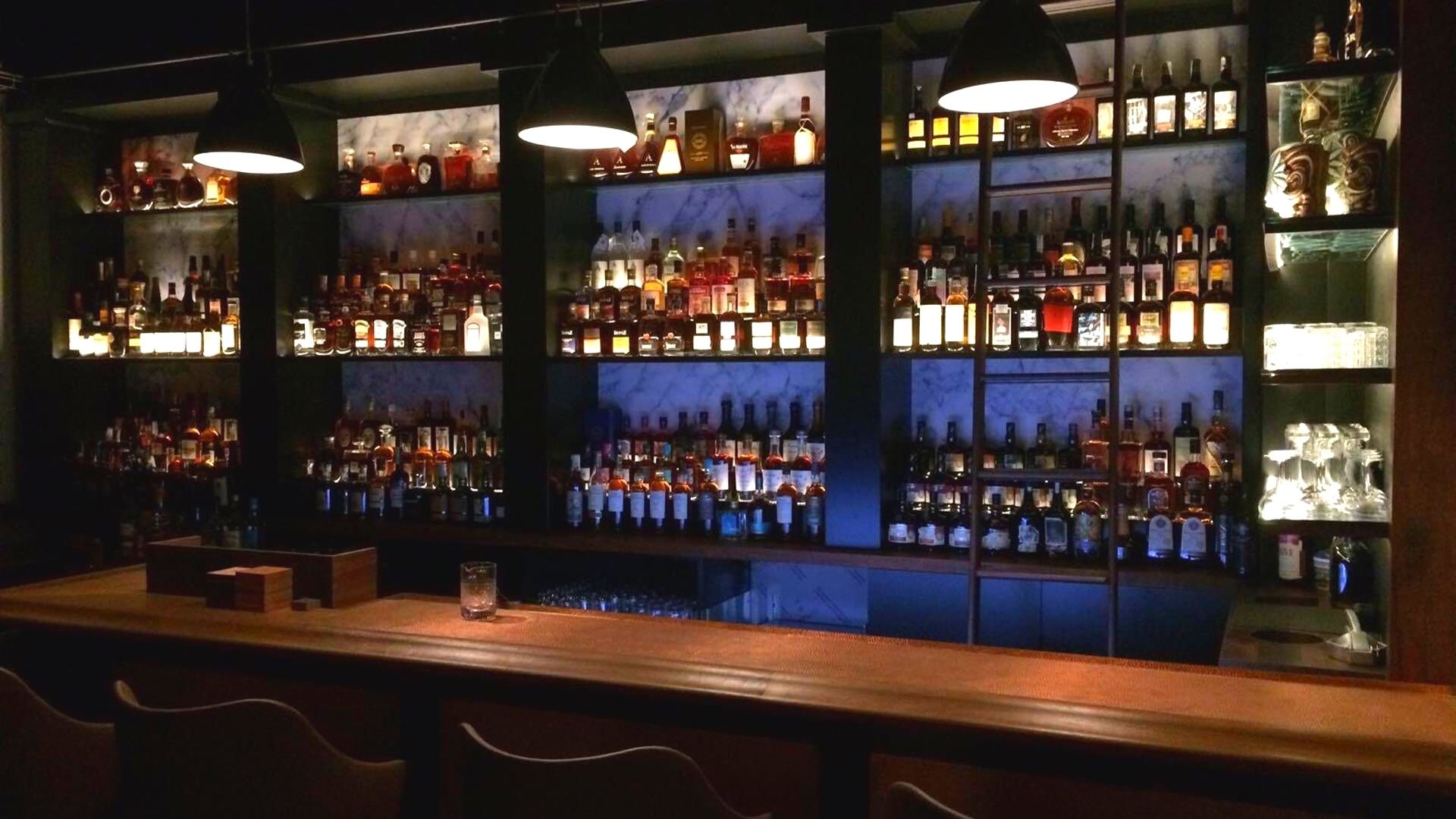 Photo of bar with CSH library ladder