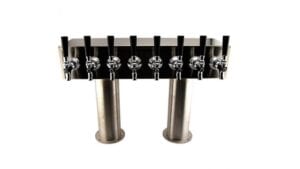 Photo of typical air cooled beer system tower