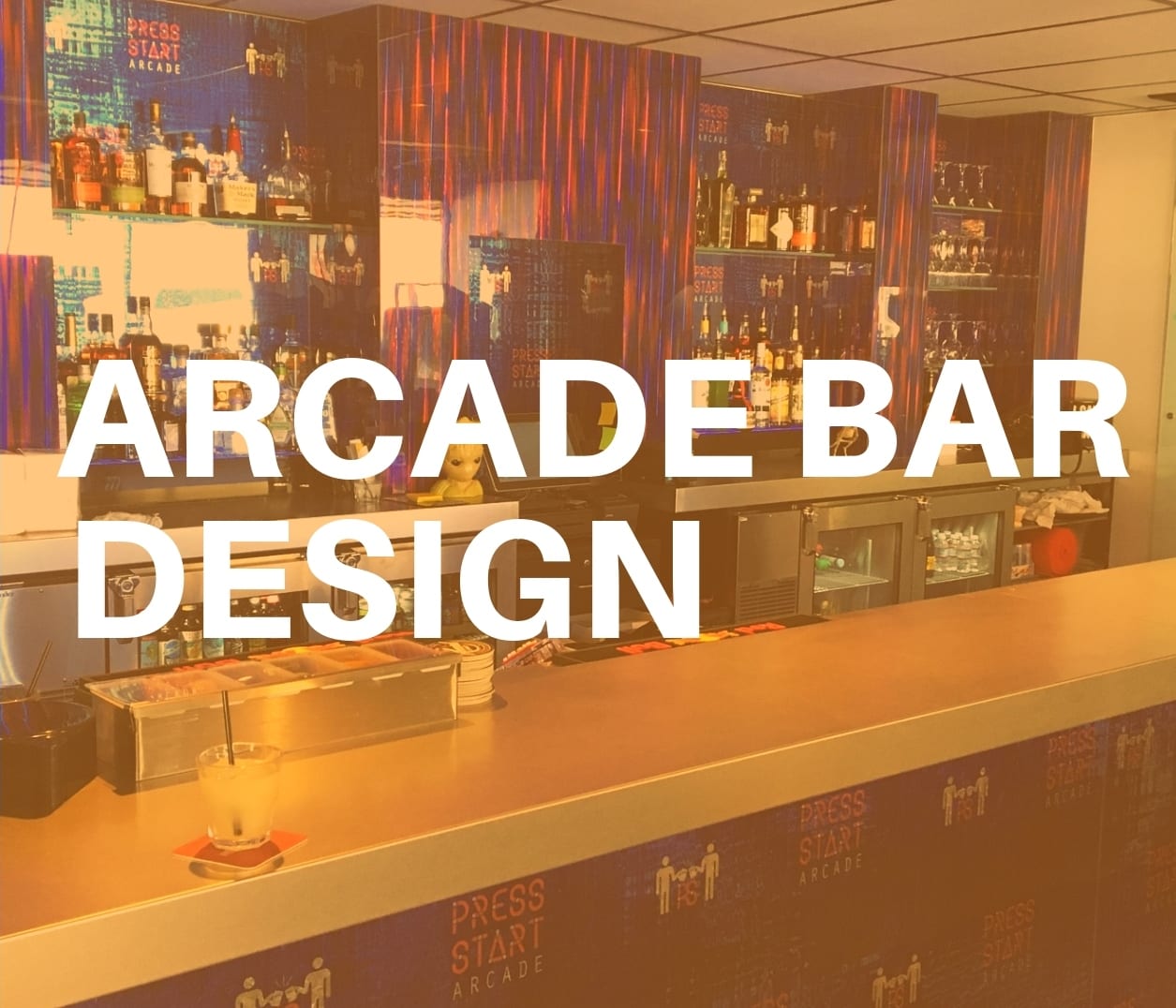 ARCADE BAR DESIGN Arcade bar design for Press Start in Reno, NV