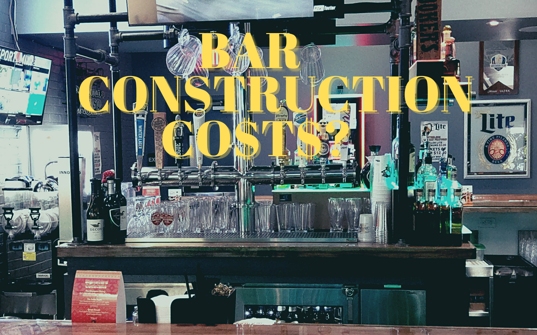 Bar architecture and design by Cabaret Design Group