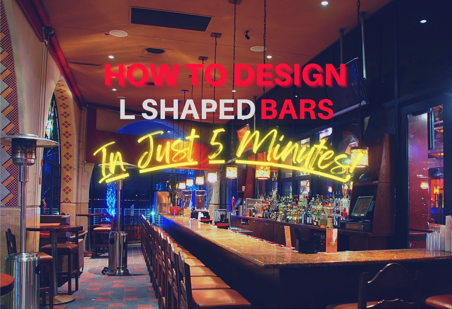 How to design an L shaped bar in just 5 minutes