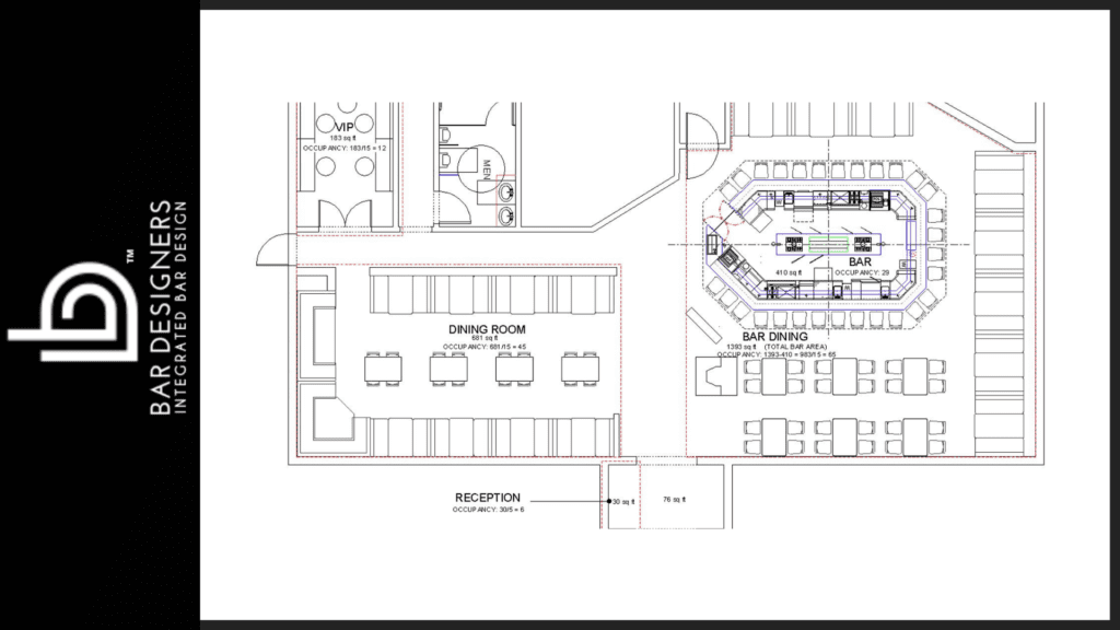 Bar design how to calculate maximum occupancy