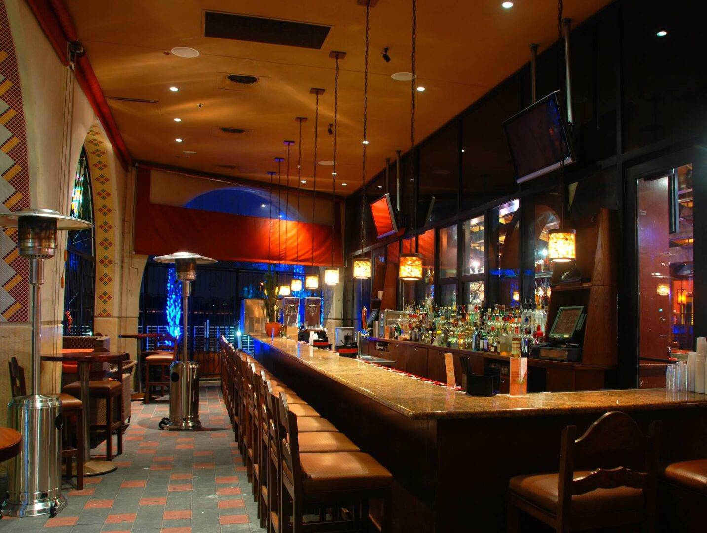 Photo of luxury restaurant bar
